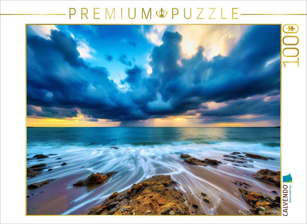 CALVENDO Puzzle Ein Motiv aus dem Kalender Ostsee in Langzeitbelichtung | 1000 Teile Lege-Größe 64x48cm Foto-Puzzle für glückliche Stunden