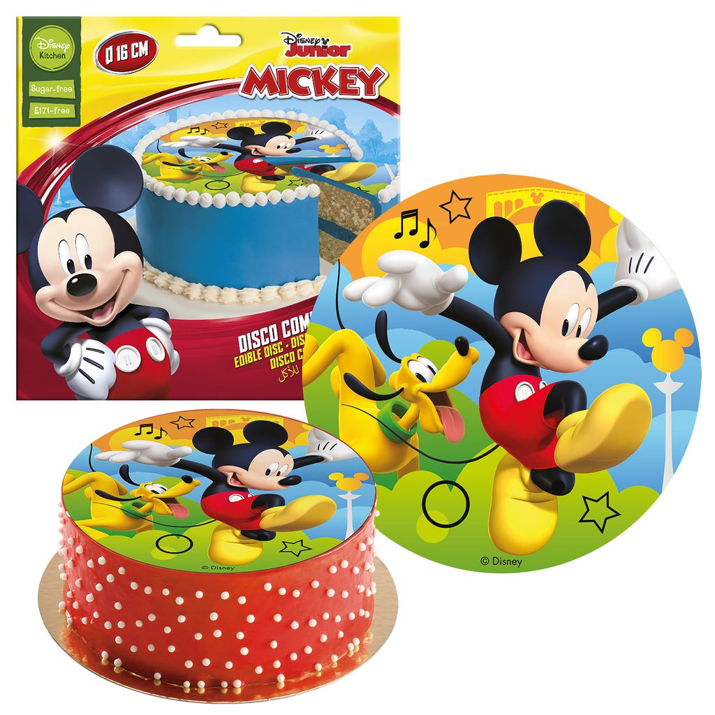 Tortenaufleger Tortenfoto Tortendeko Esspapier Geburtstag Mickey Mouse 