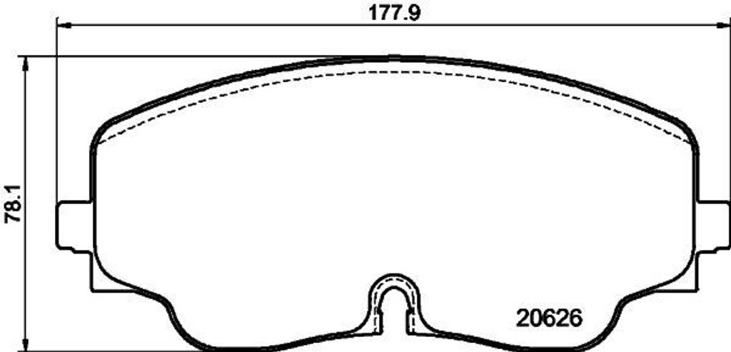 HELLA Bremsbeläge Satz Vorne Bremsklötze für VW Golf VIII Schrägheck (CD1) 8DB 355 041-051
