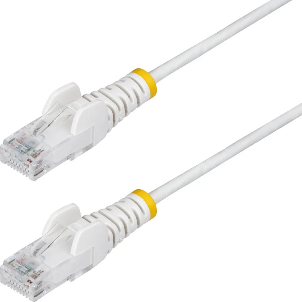 Cordon de raccordement Cat6 Blanc 2,5m - Câble RJ45 Gigabit StarTech
