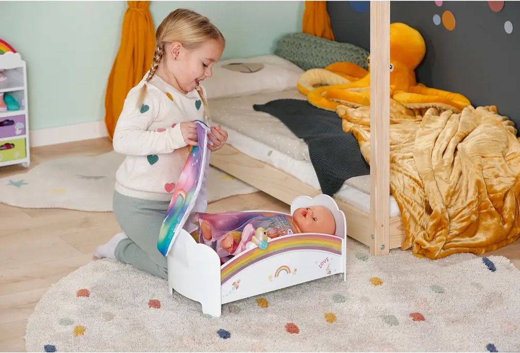 ｂｅｂｅ Rozetka.pl | Kołyska łóżeczko dla lalek Baby born Zapf