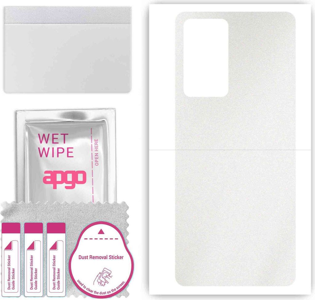 apgo Rückseite Schutzfolie, Skin, kompatibel mit Infinix Note 11, Hinten Displayschutzfolie aus Vinylfolie, kratzfest, einfache Montage - Matt Tra...