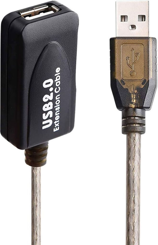 Verlängerungskabel mit USB Ewent EW1024 25 m Schwarz