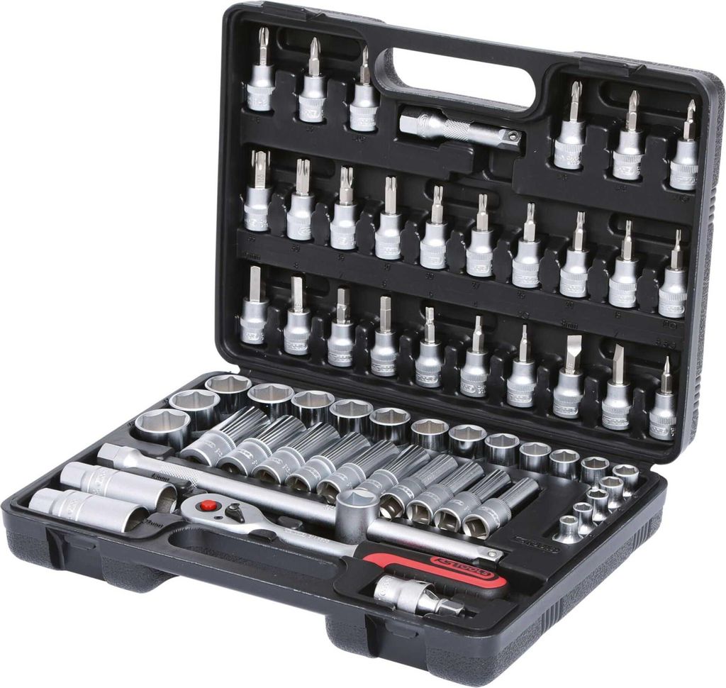 KS Tools Jeu de douilles 3/8" 61 pcs. 911.0661 Image du produit 