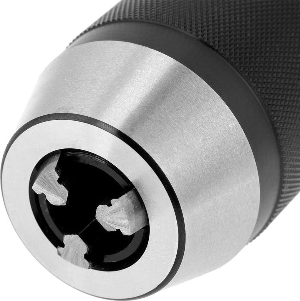 【2020 Promotion Jahresende】45# Stahl Selbstfestigende Schlüssel-lose Drehbank Bohrkopf mit Taper Arbor 1-16mm Kapazität