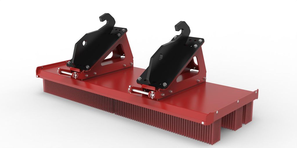Joma-Tech Blockbesen proLine mit Schraubadapter Wacker Neuson WL54 WL55 WL70 51x51x323mm in 1500 mm