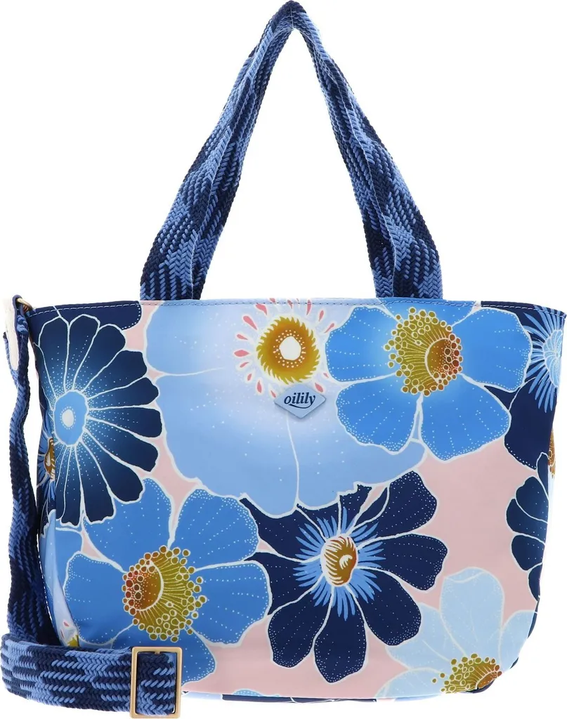 Organisez vos essentiels dans ce sac Oilily Hinas bleu Vista Blue solide