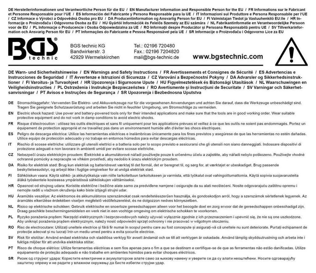 Kit Réparation 9919-REP02 Robuste et Durable pour Clé à Choc D-Work