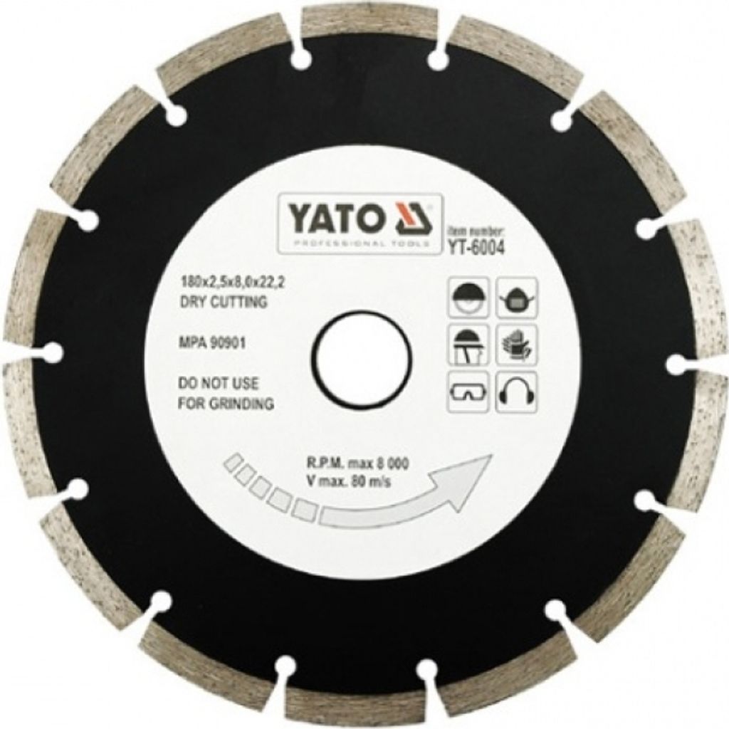 YATO Trennscheibe Winkelschleifer YT-6004 180mm 410g Produktbild 