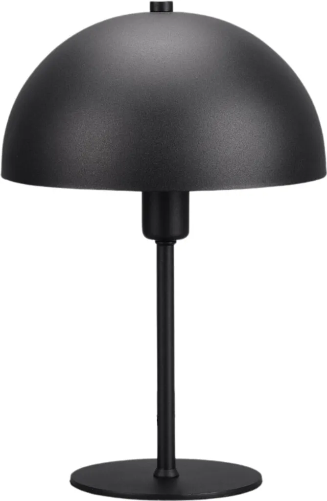 Petite lampe à poser NOLA noire avec bras flexible pour bureau et lit