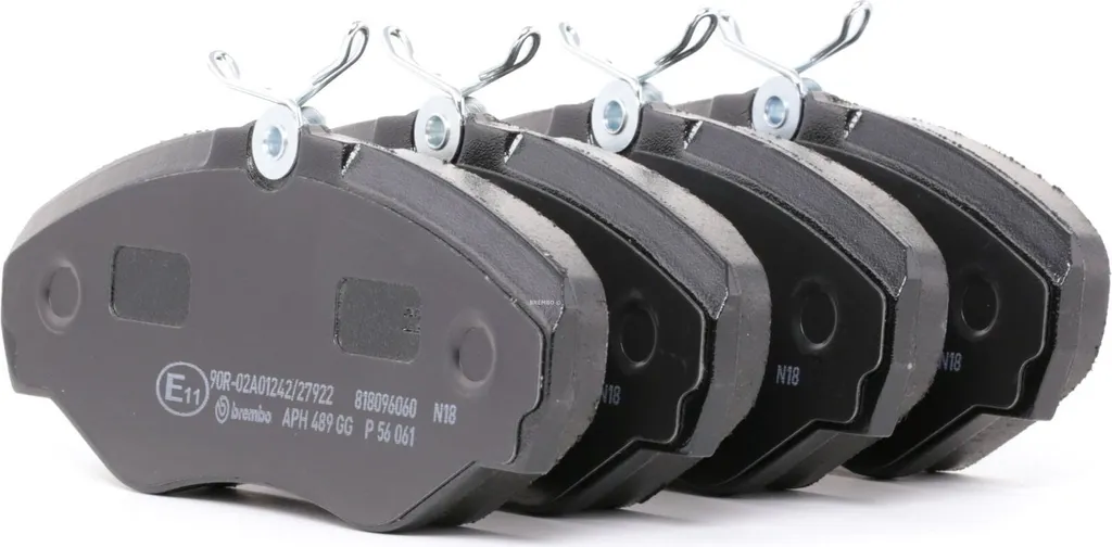 Stop bruits et sifflements Plaquettes de frein Brembo P 56 061 Trafic II