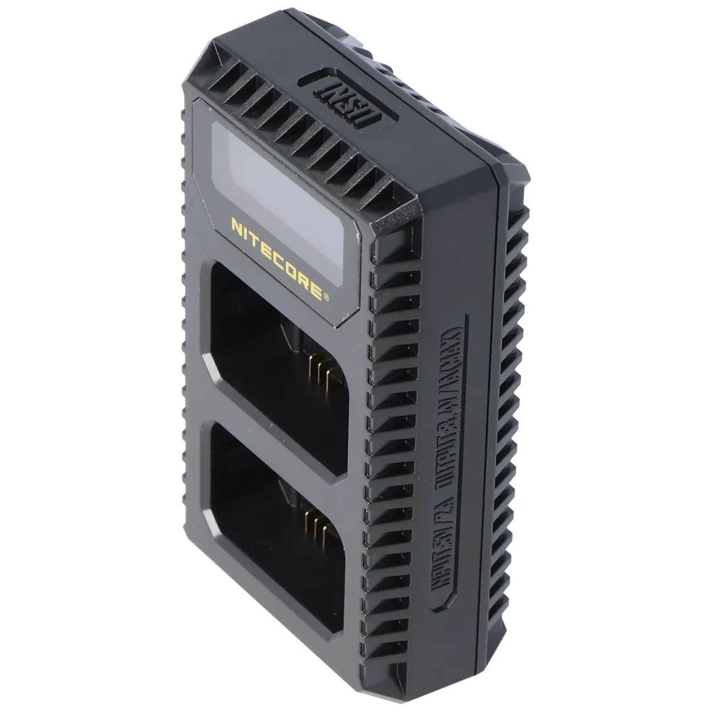 Chargeur USB Nitecore USN1 écran LCD intelligent pour batteries Sony