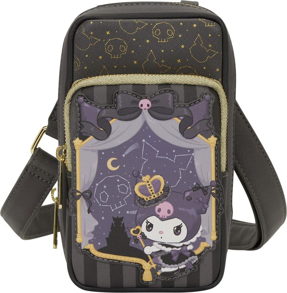 Sanrio by Loungefly Umhängetasche mit Geldbeutel 20th Anniversary Kuromi Cell Phone