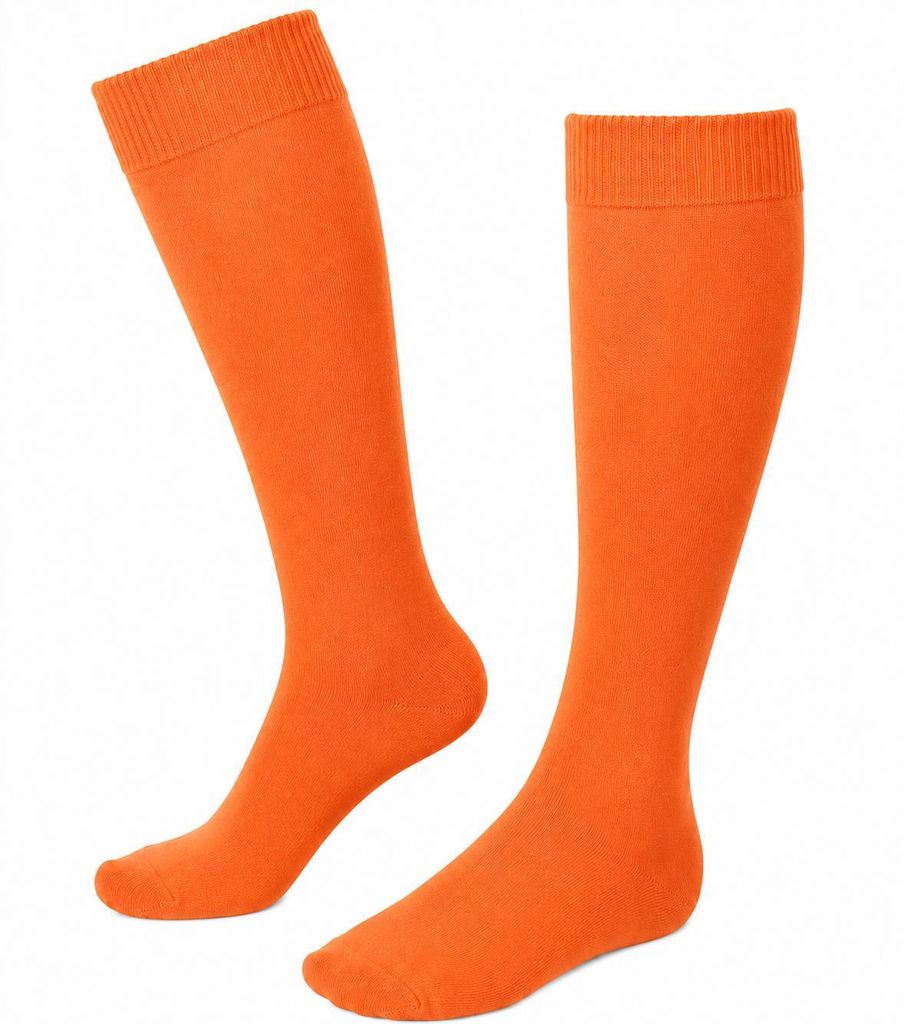 Damen Kniestrümpfe Einfarbig Natur Papaya Größe 39-42
