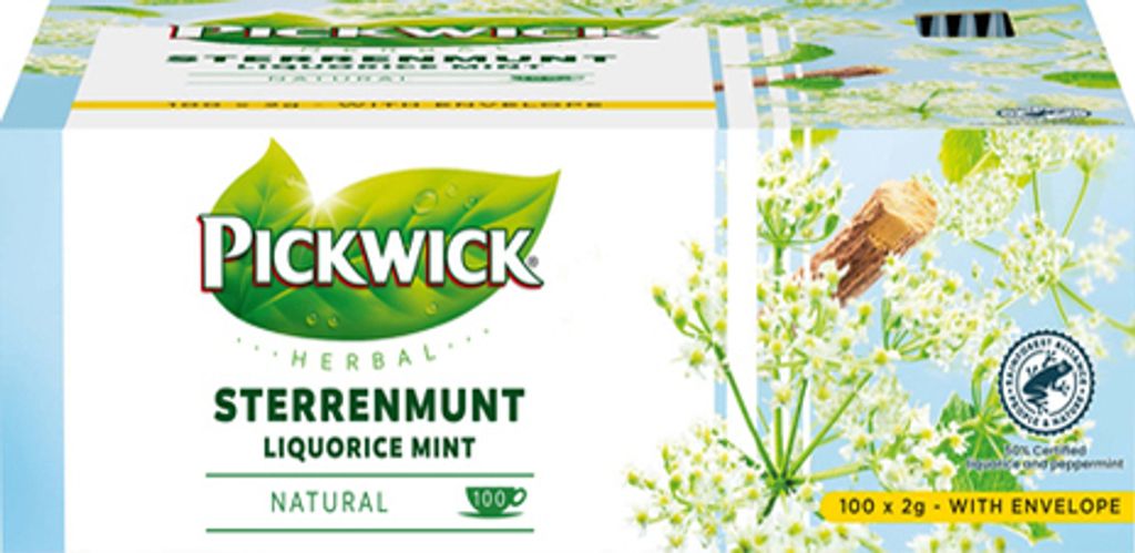 Pickwick - Herbal Sterrenmunt - 100 Teebeutel Produktbild 