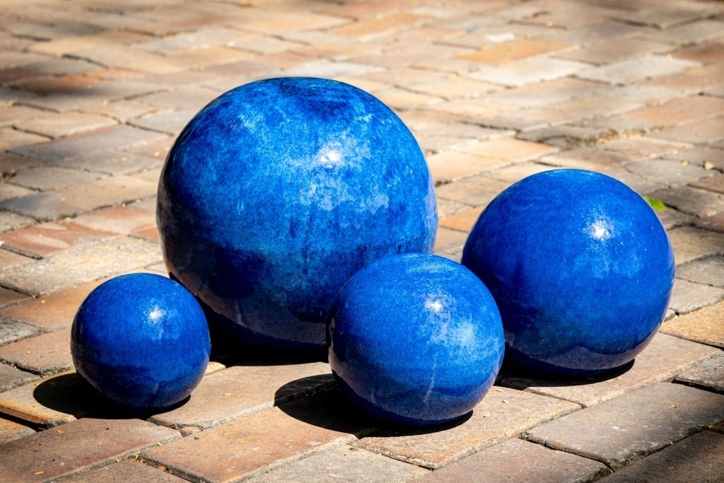 Keramik Gartenkugeln Gro
