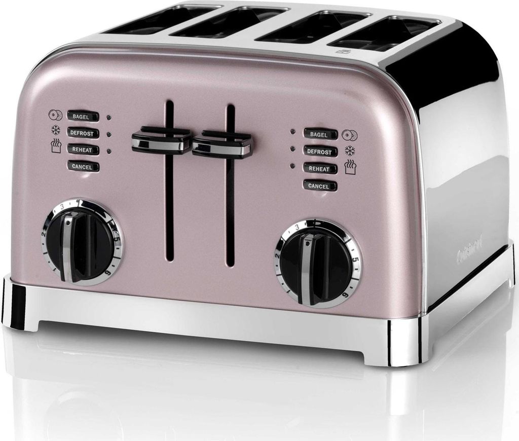 Cuisinart CPT180PIE, 4 Scheibe(n), Schwarz, Rose, Produktbild 