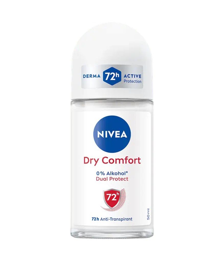 Nivea Deo Dry Comfort Roll On 72h Anti Transpirant 50ml 6er Pack