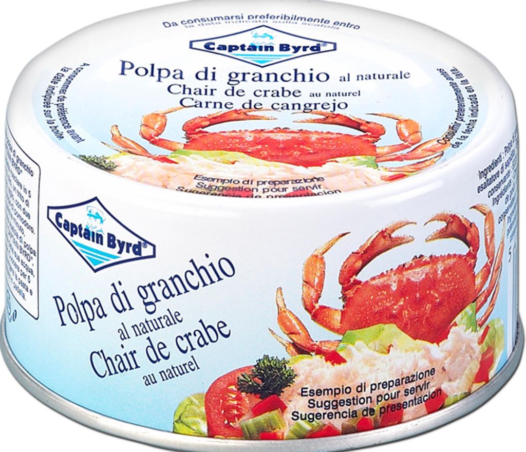 Chair de crabe au saumure, 200 g - Captain Bird Image du produit 