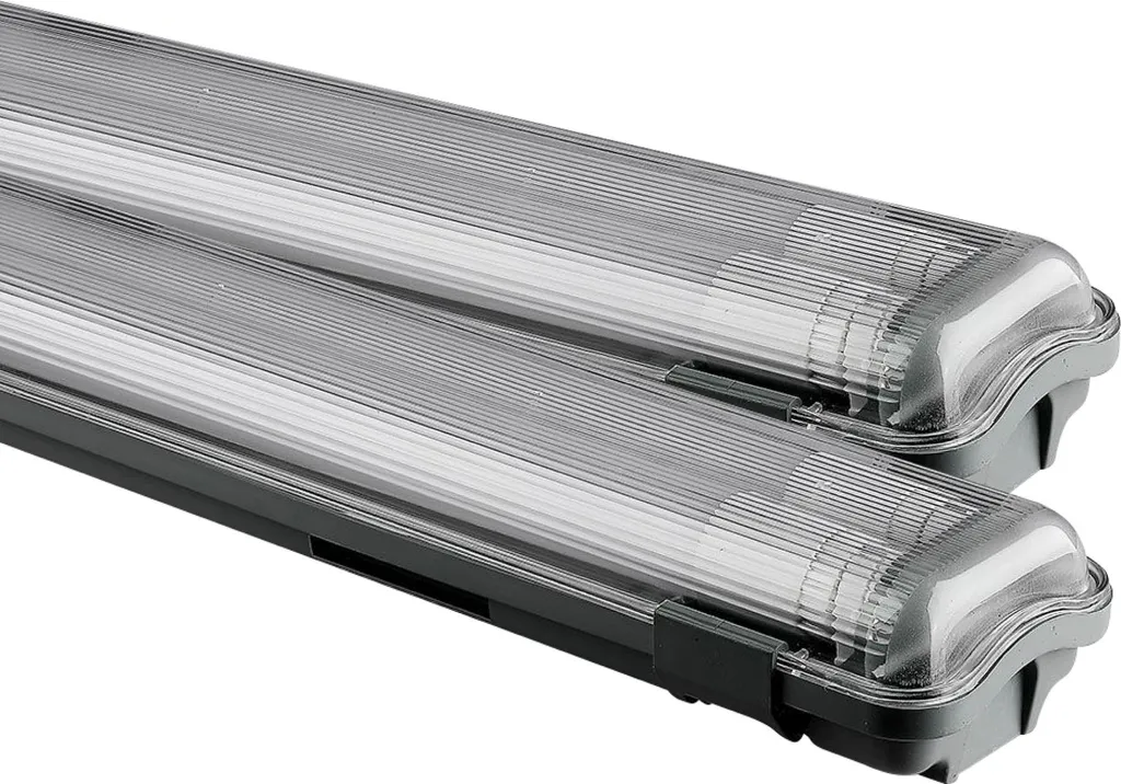 Éclairage LED anti-humidité pour sous-sol 150cm IP65 6500K - Pack de 2