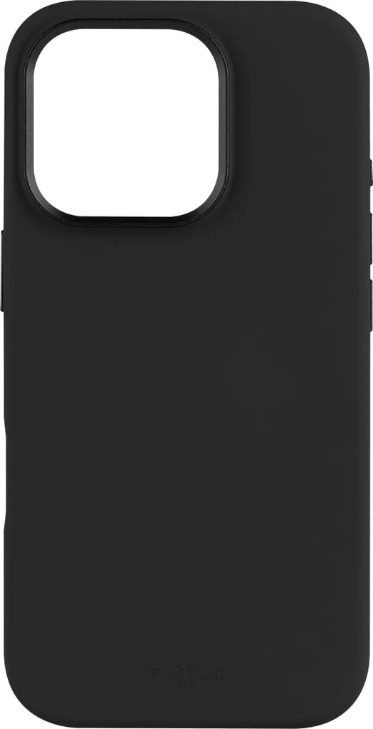 FIXED MagFlow Coque Silicone Soft-Touch MagSafe iPhone 16 Pro Noire - 3