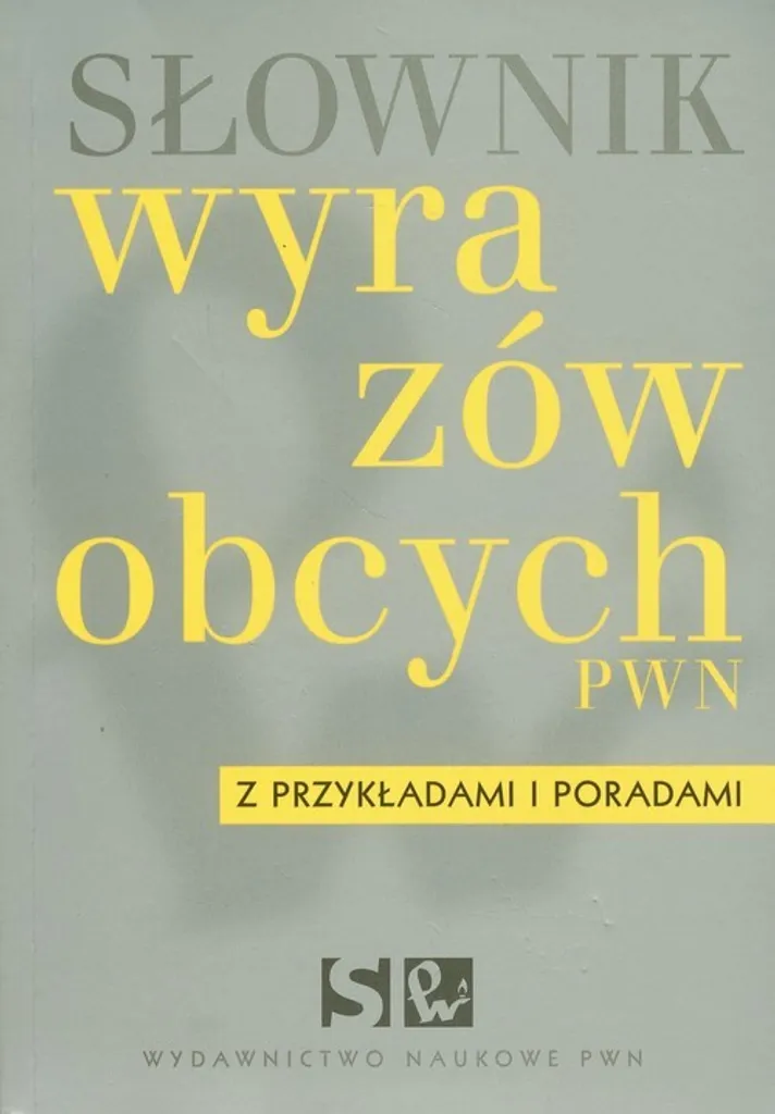 Słownik wyrazów obcych PWN avec exemples et conseils - Dictionnaire Polonais