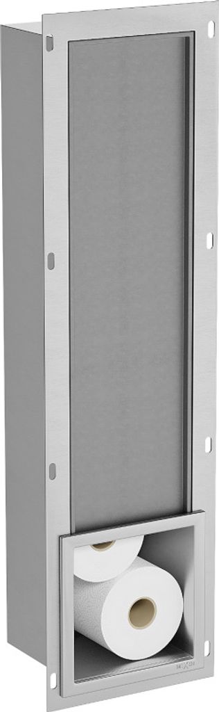 Mexen X-Wall-B Toilettenpapier Aufbewahrung, inox - 1915 Produktbild 1