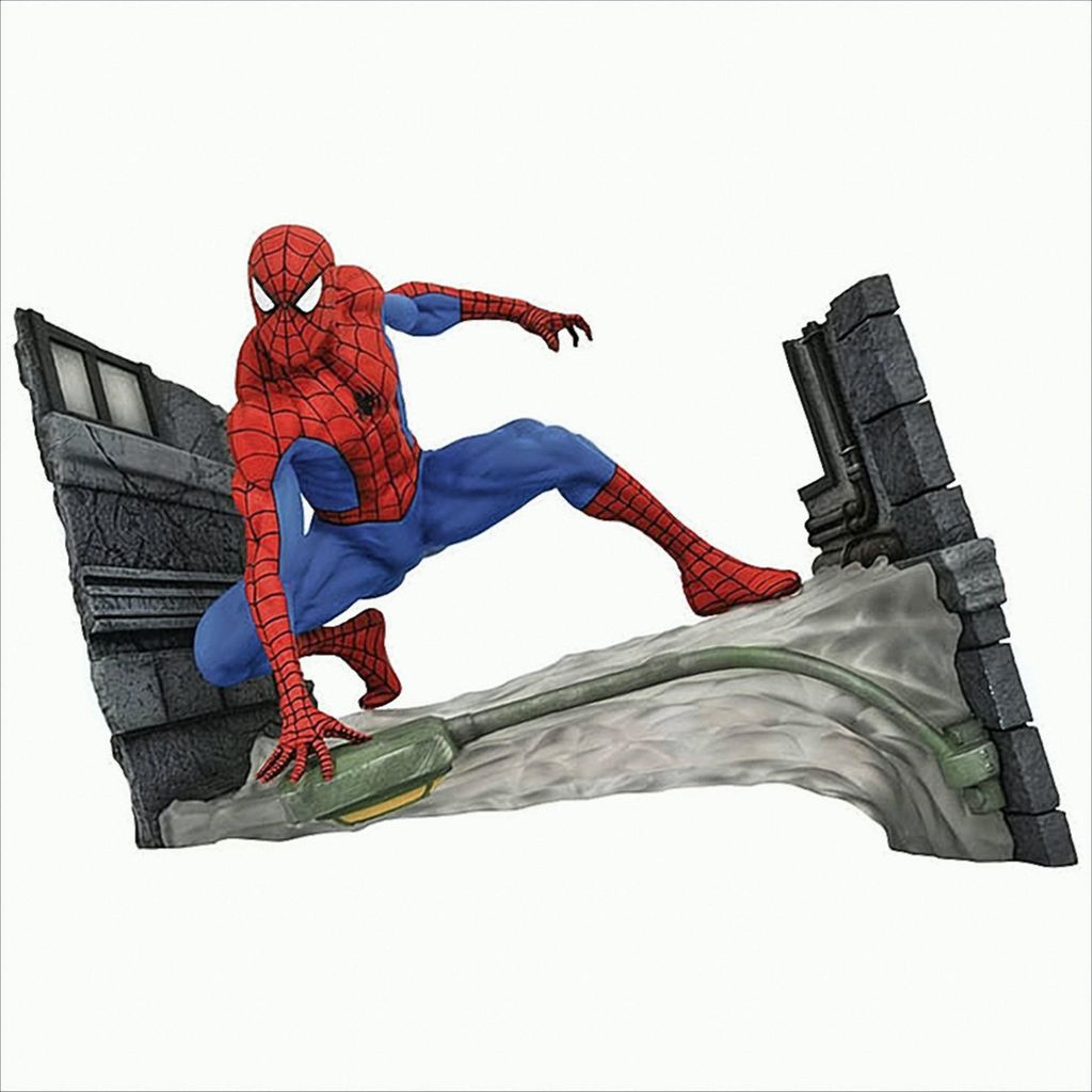 Marvel Gallery - Spiderman Webbing Comic Figur