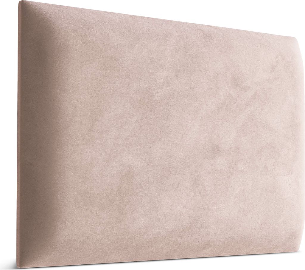 Muralo Polsterpaneel WANDKISSEN Wandpolster Bettkopfteil Wandpaneel Magic Velvet Puderrosa 40 cm x 30 cm