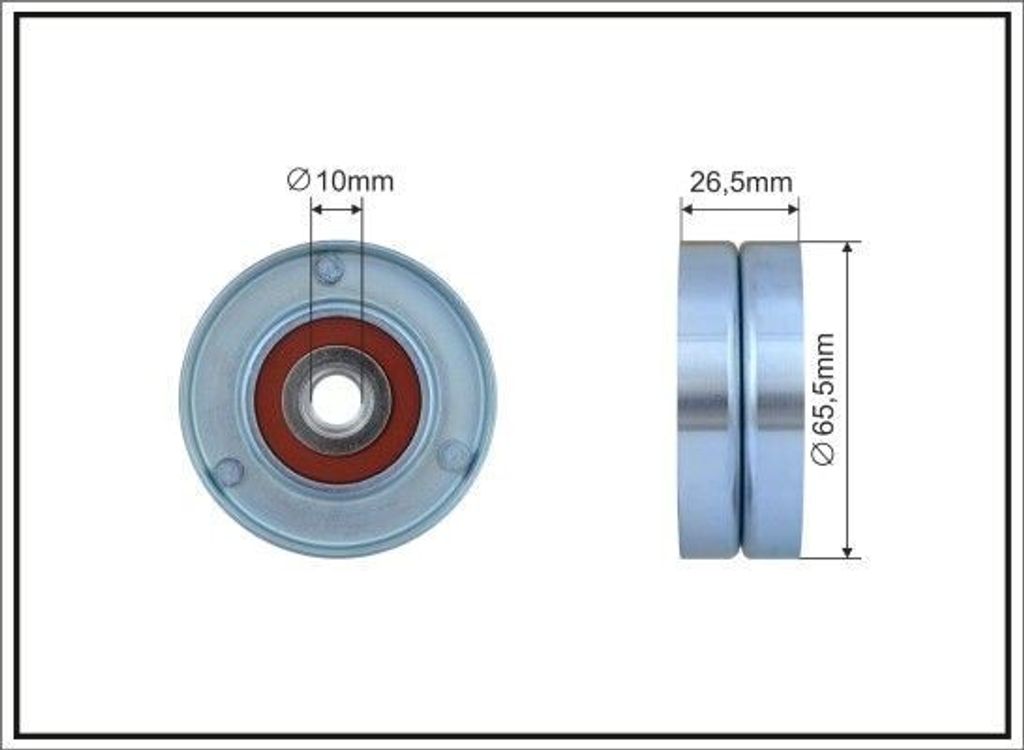 CAFFARO 393-14 Spannrolle Keilrippenriemen 66mm für FIAT COUPE (FA/175) BRAVO I (182) MAREA Weekend (185) MAREA (185) für LANCIA LYBRA SW (839BX)