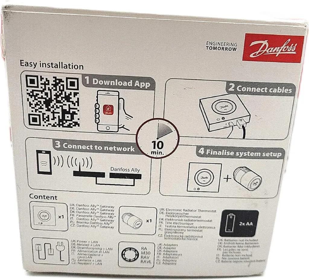Danfoss Ally Tête Thermostatique Connectée Zigbee 014G2440 - Blanc