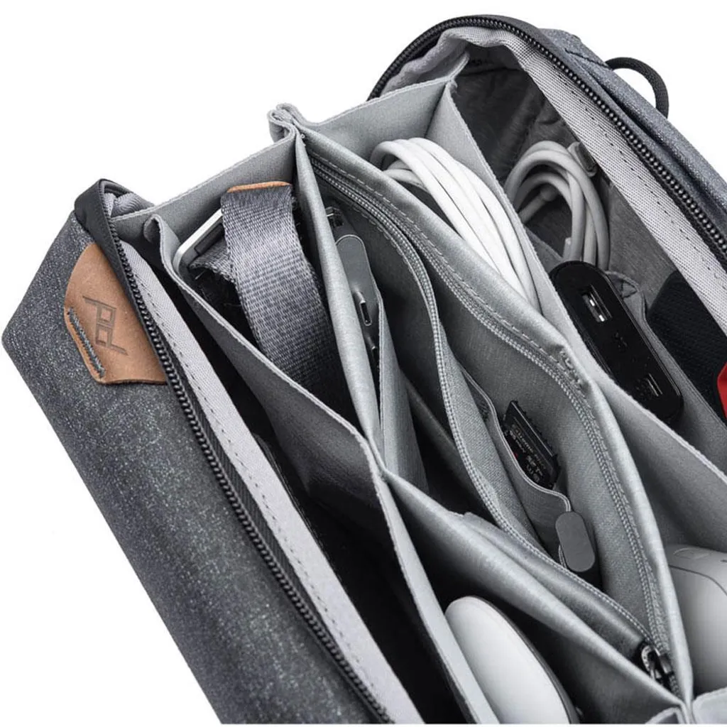 Pochette de Rangement High-Tech Peak Design Tech Pouch Gris Anthracite - 5