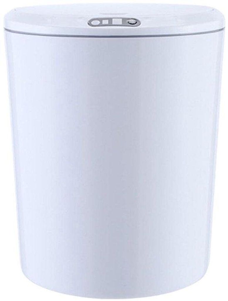 Sensor-Tasche 3/5L, kleine Abfallbehälter für Badezimmer, Schlafzimmer, Wohnzimmer, Küche, weiß 5L