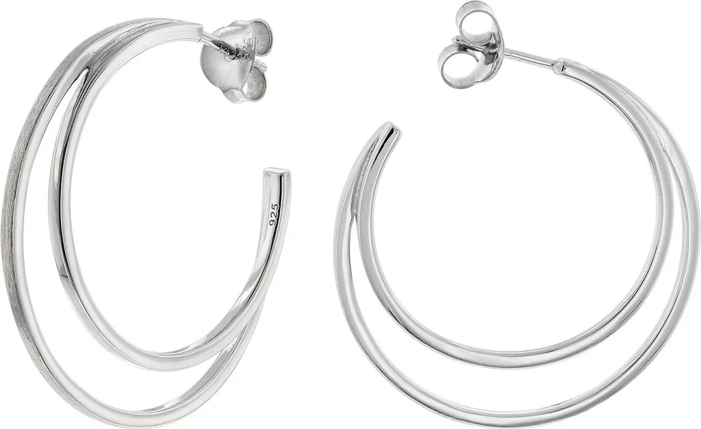 Boucles d'oreilles Argent 925 élégantes pour le bureau et les soirées