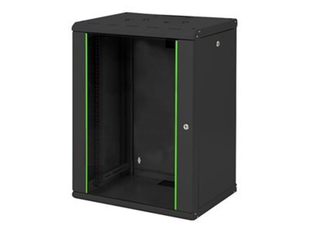 DIGITUS Wandgehäuse Unique 16HE 820x600x450mm schwarz