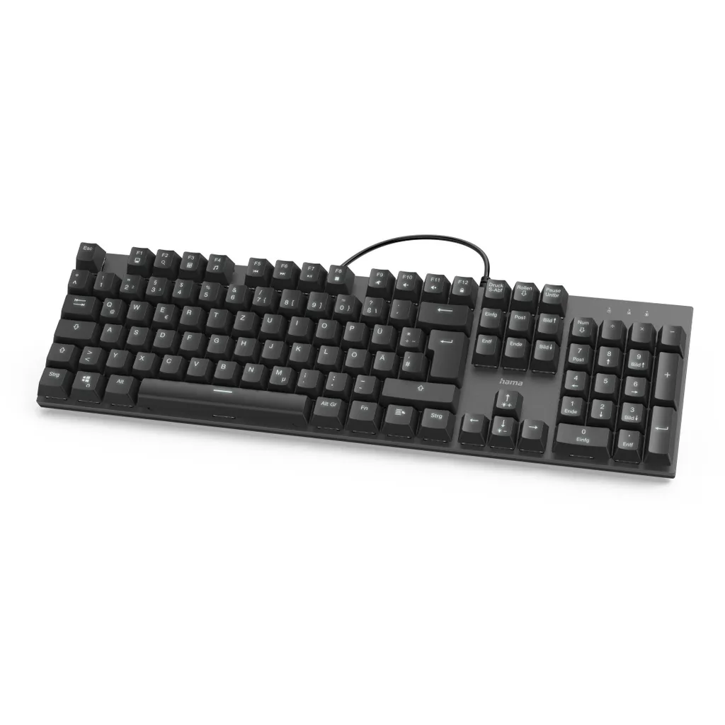 Clavier mécanique Hama MKC-650 QWERTZ pour éviter les fautes de frappe