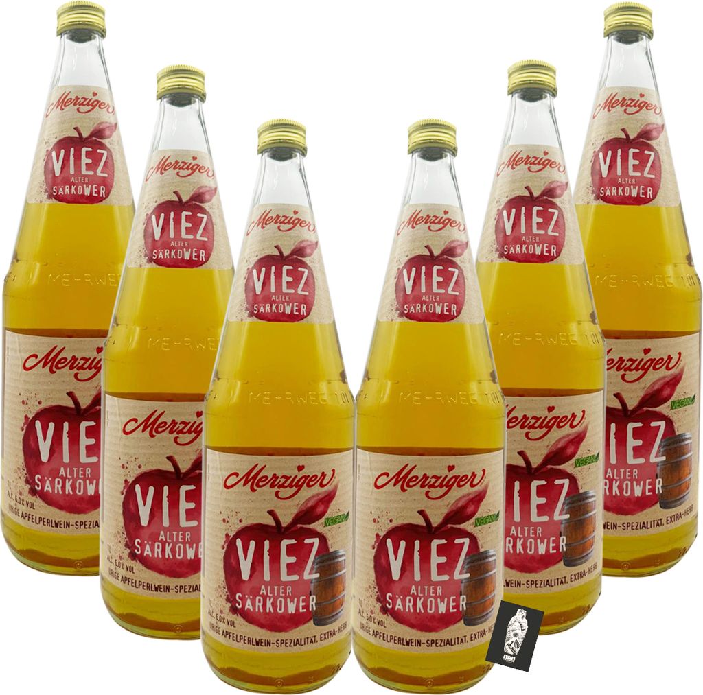 Merziger Viez Alter Särkower 6er-Set - 6x1L 6% Vol. Urige Produktbild 
