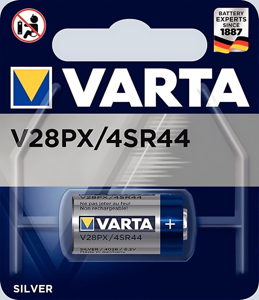 Varta Primary Silver Batterie V28 PX / 4 SR 44, Image du produit 