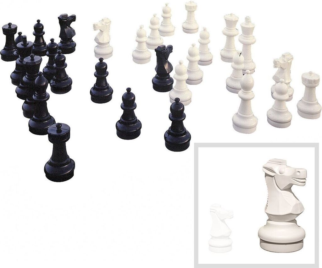 rolly toys Grandes pièces d'échecs, dimensions : 64x24x24 Image du produit 