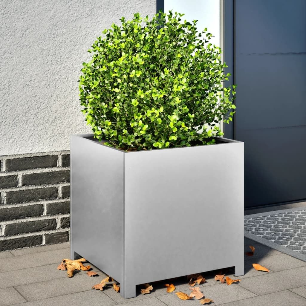 "Rabatt" Pflanzkübel modernem Design - Blumentopf/Pflanzkasten - 50x50x50 cm Verzinkter Stahl - Beete CC23742