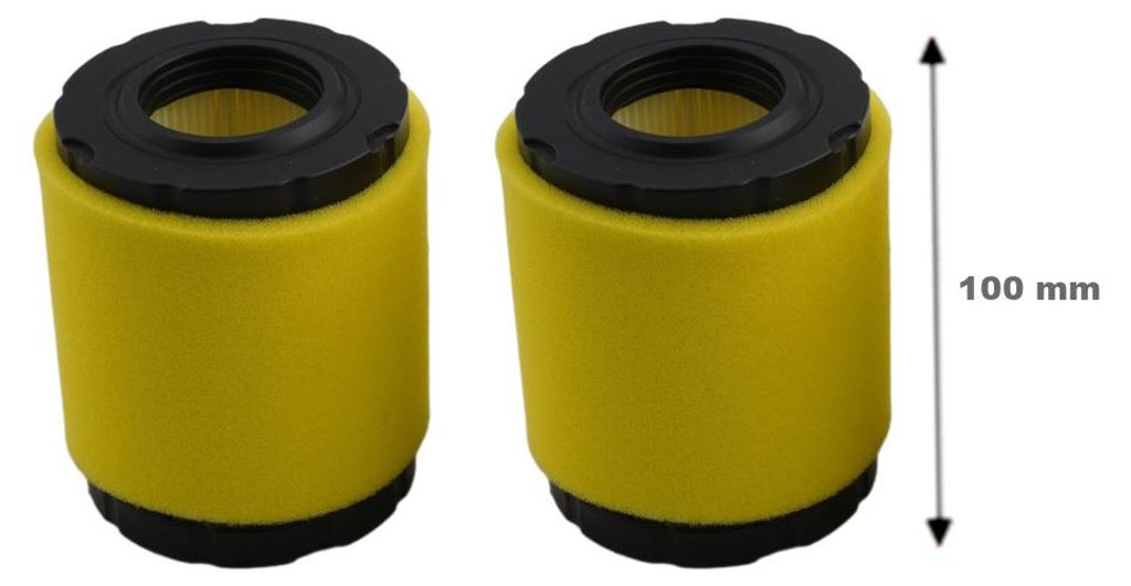 2x Trade-Shop Luftfilter inkl. Vorfilter kompatibel mit Briggs & Stratton 217972, 217976, 217977, 219802, 219806, 219807, 219872, 219902, 219906