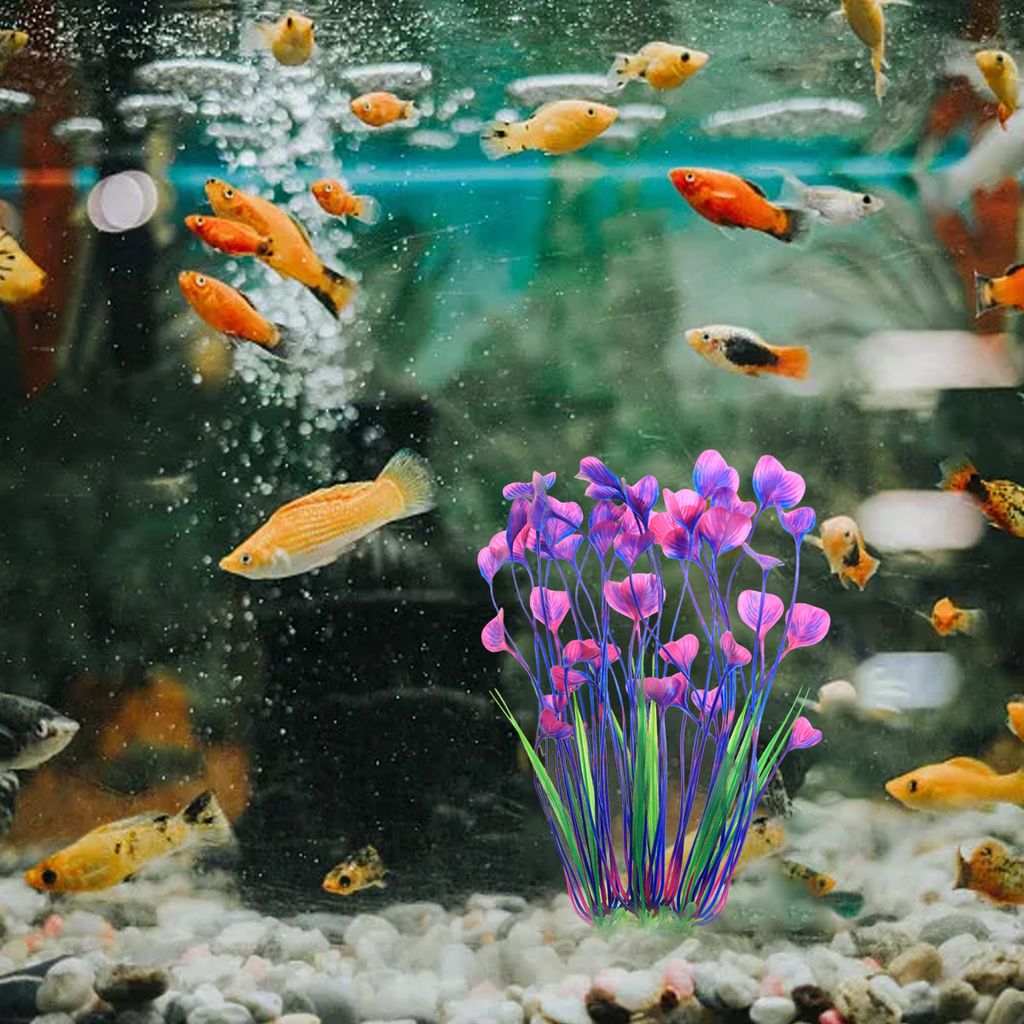 Aquarium Pflanzen Deko, knstliche aquariumpflanzen,