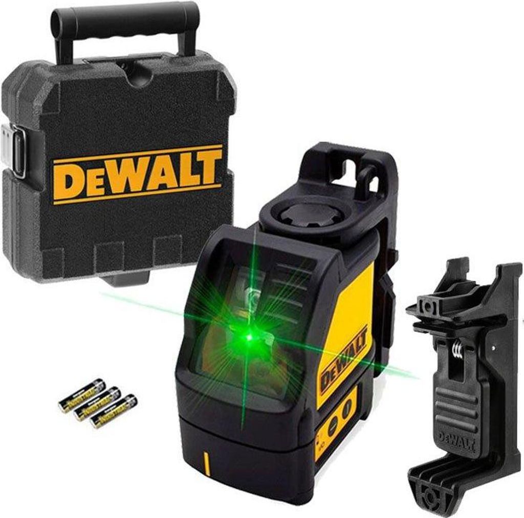 DeWALT DW088CG-XJ Kreuzlinien-Laser grün im Koffer, Produktbild 