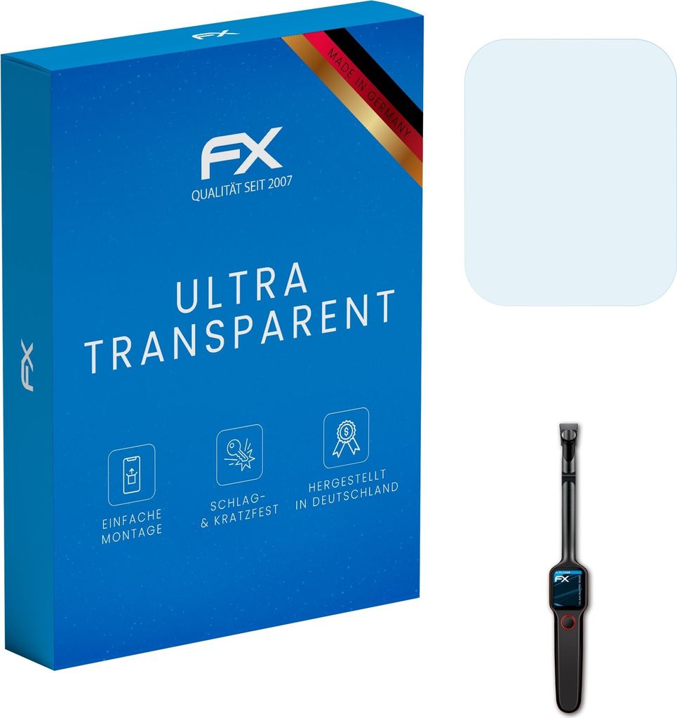 atFoliX FX-Clear 2x Schutzfolie kompatibel mit Autel MaxiTPMS TBE200 Displayschutzfolie