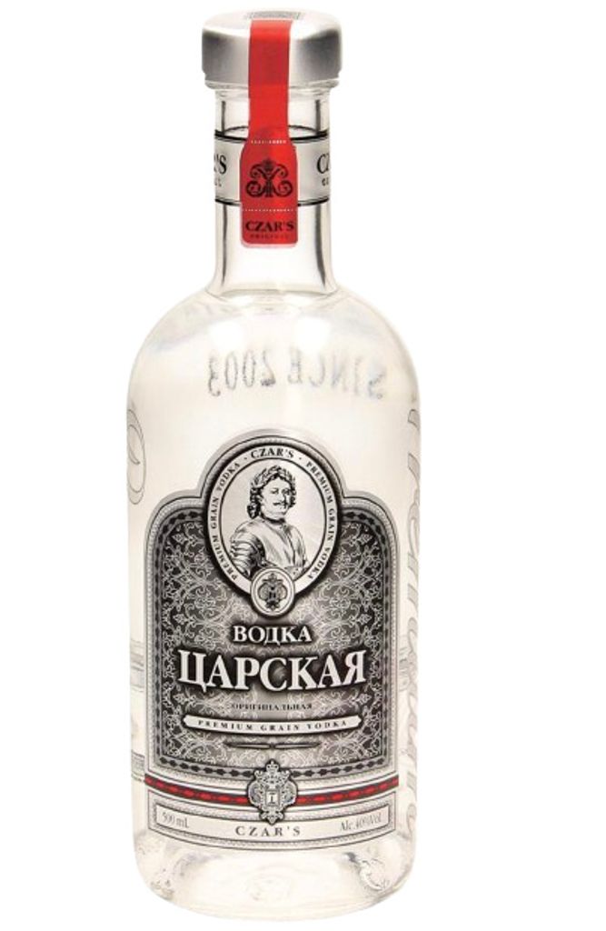 Vodka Zarskaja Originalnaja 0,5L Produktbild 