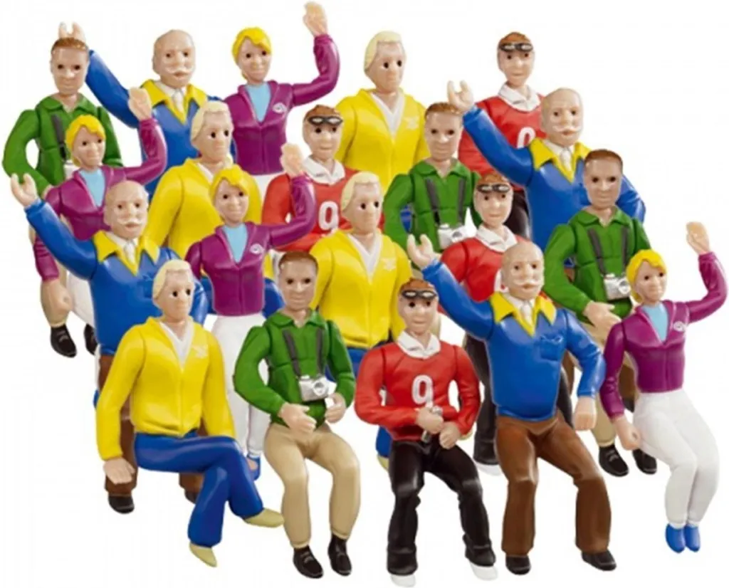 Accessoires Circuit Carrera 1:32 : Personnages pour Tribunes et Stands