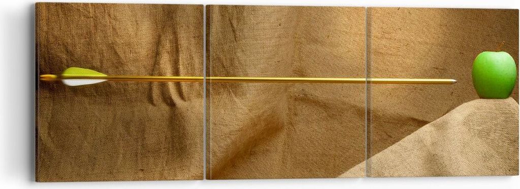 Bild auf Leinwand - Leinwandbild - Pfeile Holz Schießen Wettbewerbe - 90x30cm - Wand Bild - Wanddeko - Leinwanddruck - Bilder - Kunstdruck - Wandd...