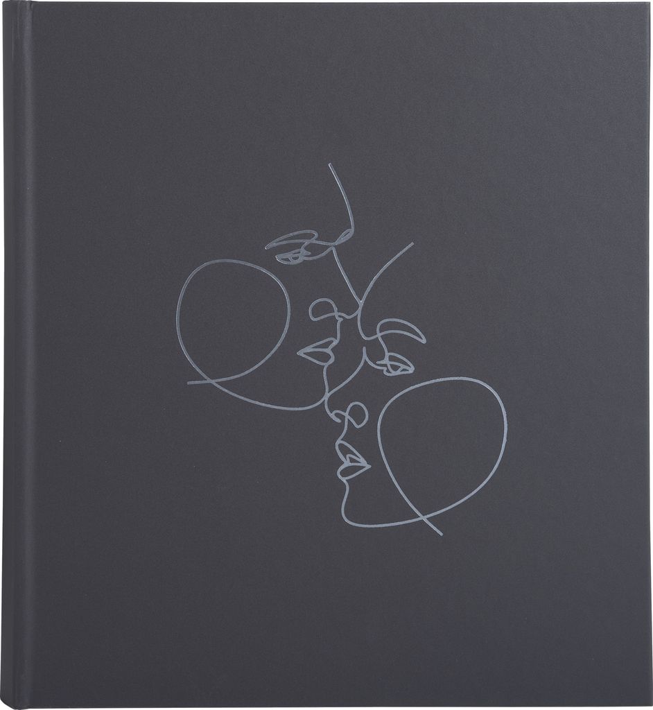 Exacompta Fotoalbum 60 Seiten schwarz 29x32cm, Art schwarz - Schwarz - 16078E