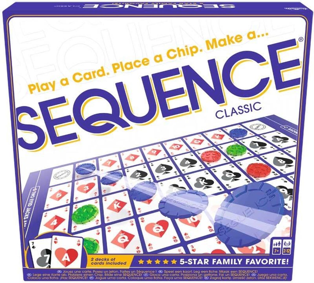 Asmodee Sequence, Gra planszowa, 7 lat(a) Zdjęcie produktu 