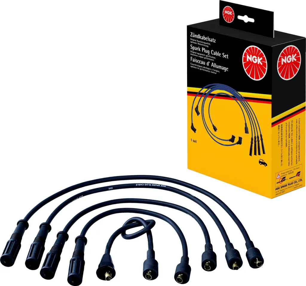 Set di cavi candela NGK per Fiat 127 128 Coupé Lancia A 112 Zastava 101 - 3